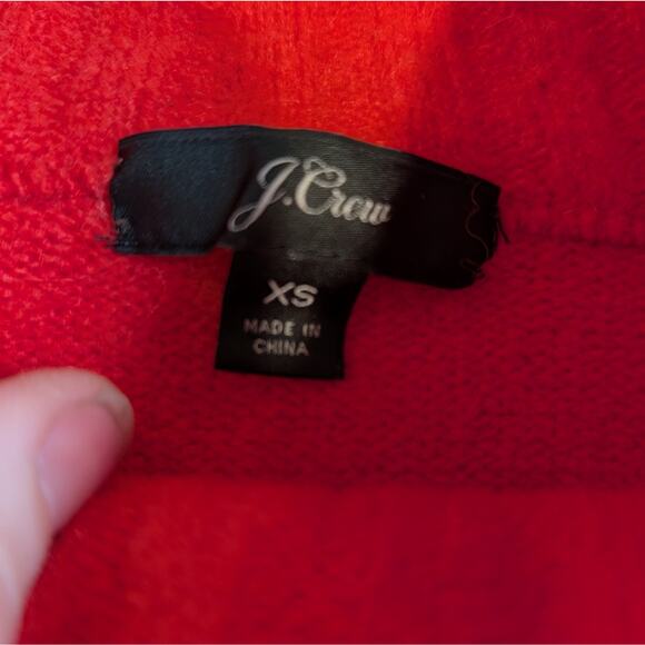 J. Crew Colorblock mockneck sweater in Supersoft Merino Blend Size XS - Picture 6 of 10